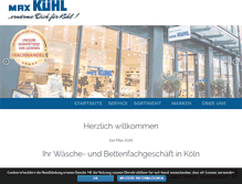 Tablet Screenshot of max-kuehl.de